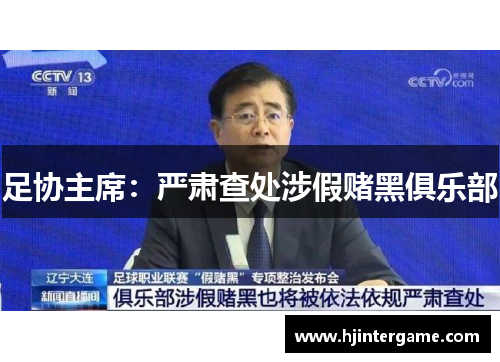 足协主席：严肃查处涉假赌黑俱乐部